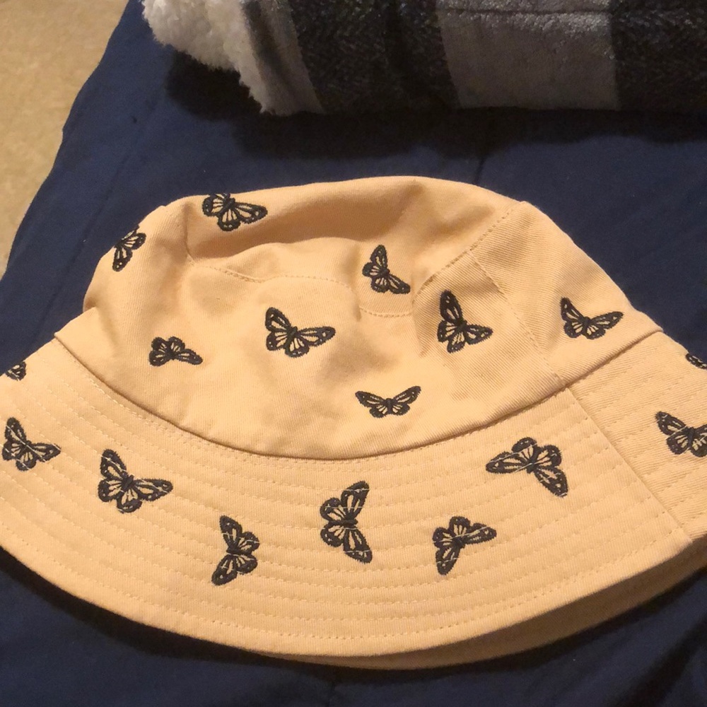 A butterfly hat